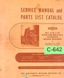 Cincinnati-Cincinnati ER 2-18, 2-24 Milling Service and Parts Manual 1943-2-18-2-24-ER-01